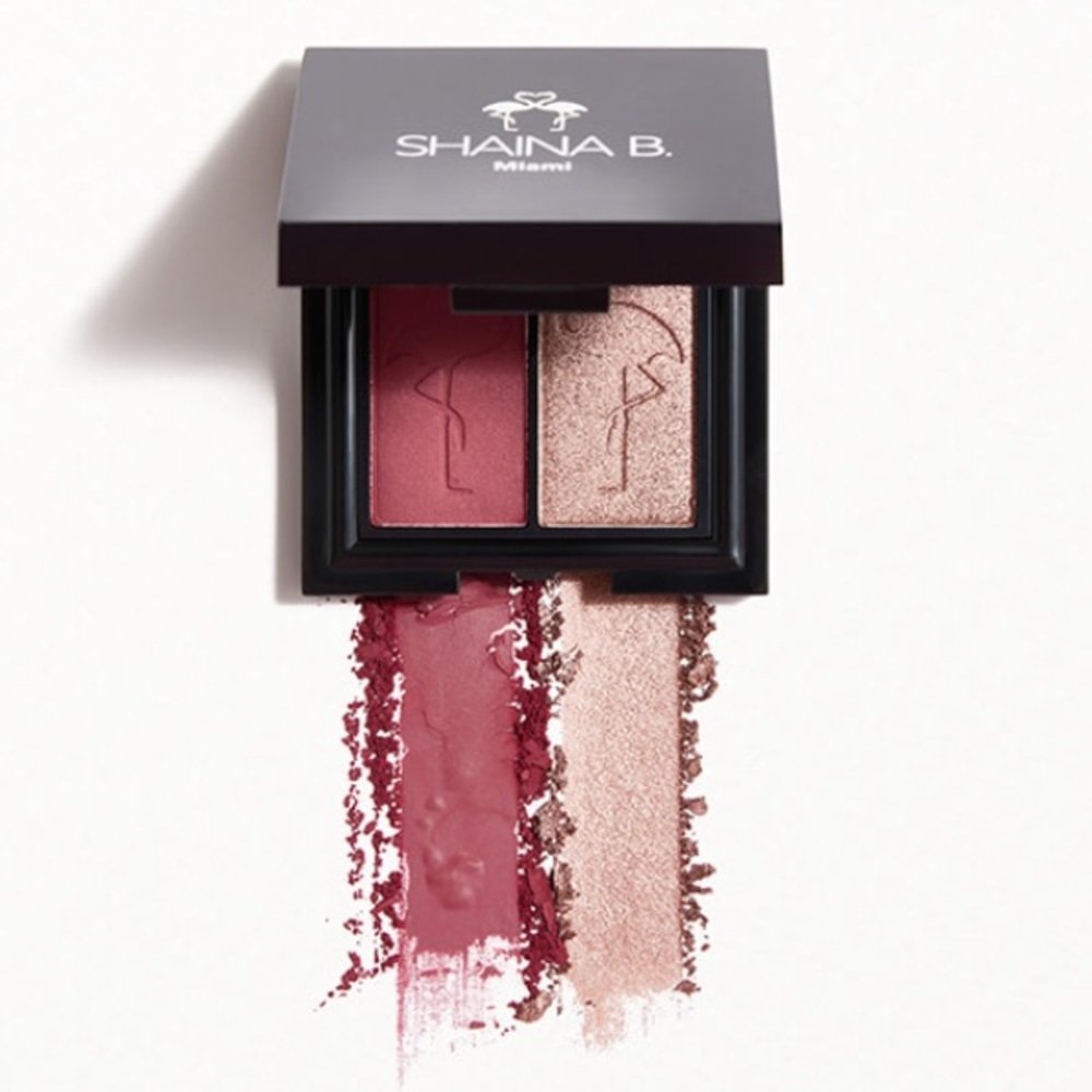 SHAINA B MIAMI B. Sultry Pressed Pigment Duo in Vino & Bae Harbor- Sample